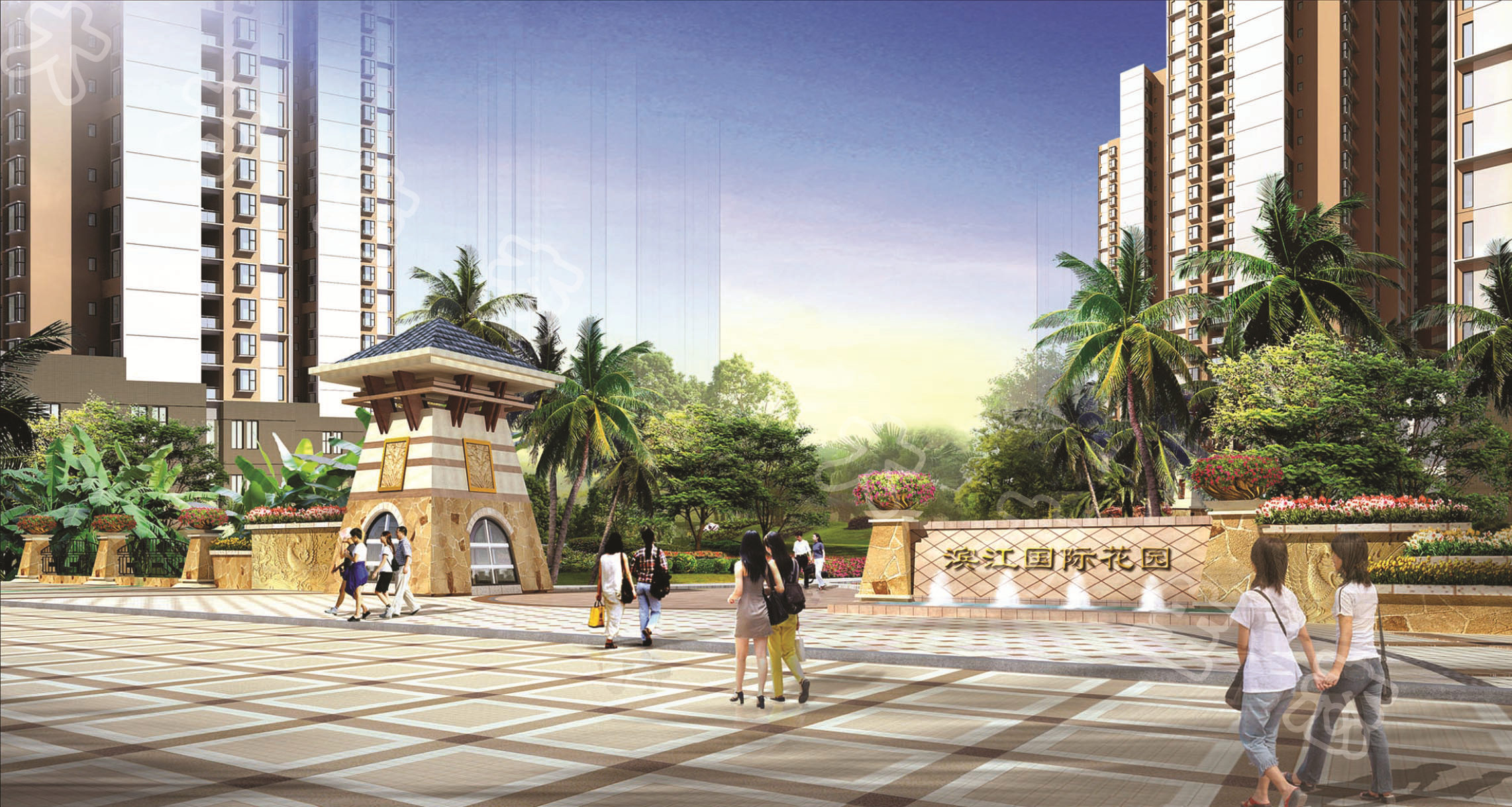 涪陵濱江國際花園景觀(guān)設計1.jpg